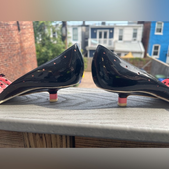 Rare Giuseppe Zanotti Black and Pink Kitten Heel (US 7) - Picture 8 of 9